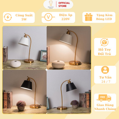 Đèn Bàn Học , Đèn Làm Việc Đọc Sách Energy Green Lighting S3049 - Decor Kiểu Dáng Sang Trọng - Phù Hợp Bảo Vệ Đôi Mắt