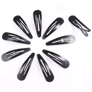 Set kẹp tóc bấm màu đen tạo kiểu giữ tóc con giá rẻ dành cho nữ AA1