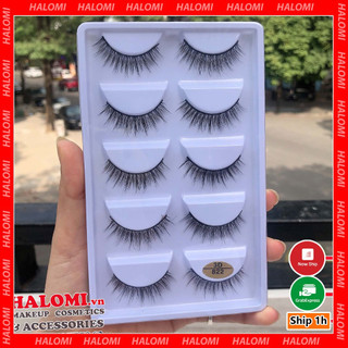 Lông mi giả tự nhiên 3D 822 5 cặp cao cấp chuyên dùng cho cô dâu