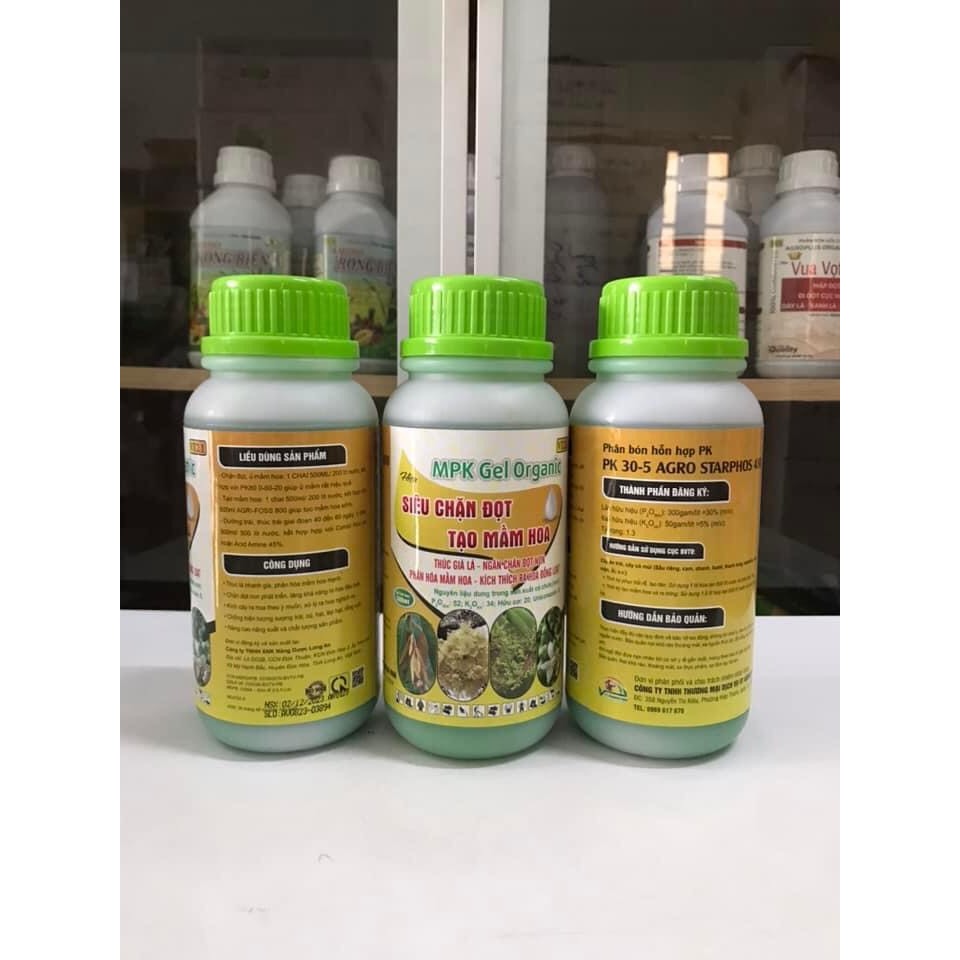 (Freeship) MKP Gel Organic-Siêu Chặn Đọt -Tạo Mầm Hoa (Chai 500ml)