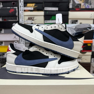 Giày air jd1 low retro og x travis scott "navy" | high quality