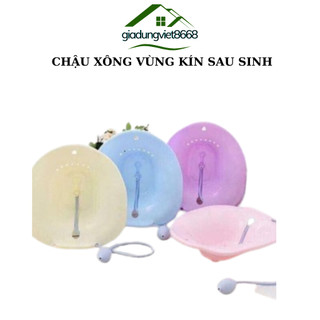 Chậu xông và rửa vùng kín phụ nữ sau sinh (màu ngẫu nhiên)
