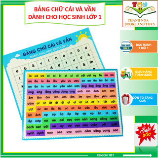 Bảng chữ cái và vần - dành cho học sinh lớp 1