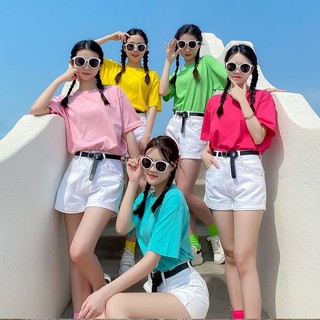 THANH LÝ - Áo thun trơn nam nữ nhiều màu phông unisex cổ tròn tay ngắn chất thun mềm mịn Thương Hiệu STY