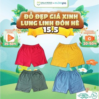 Quần đùi cho bé Mompa 6 tháng - 4 tuổi vải Modal co giãn thoáng mát mềm mại thấm hút 337