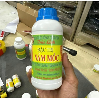 Nấm Mốc Gà Chọi, Lác Gà Trúc Linh chai 500ml dạng nước lọ nắp màu cam