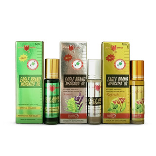 Dầu Lăn Eagle Brand Singapore 12ml (Nhiều Mùi)