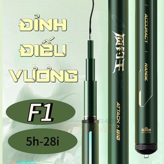 Cần Câu Tay Đỉnh Điếu Vương độ cứng 5H bản F1 chuyên rô riếc chép đánh cảm giác tặng kèm ngọn phụ túi vải đựng cần