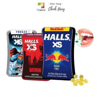 Kẹo ngậm thơm miệng Halls XS vị Red Bull Thái Lan