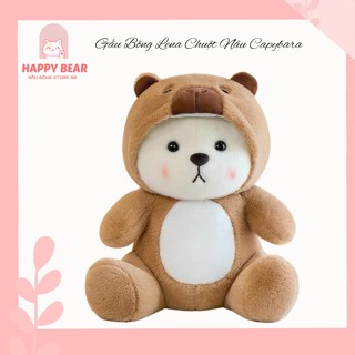Gấu Bông Lena Cosplay Capybara, Chuột Lang Xinh Xắn, Vải Siêu Mịn Cao Cấp Có Bảo Hành