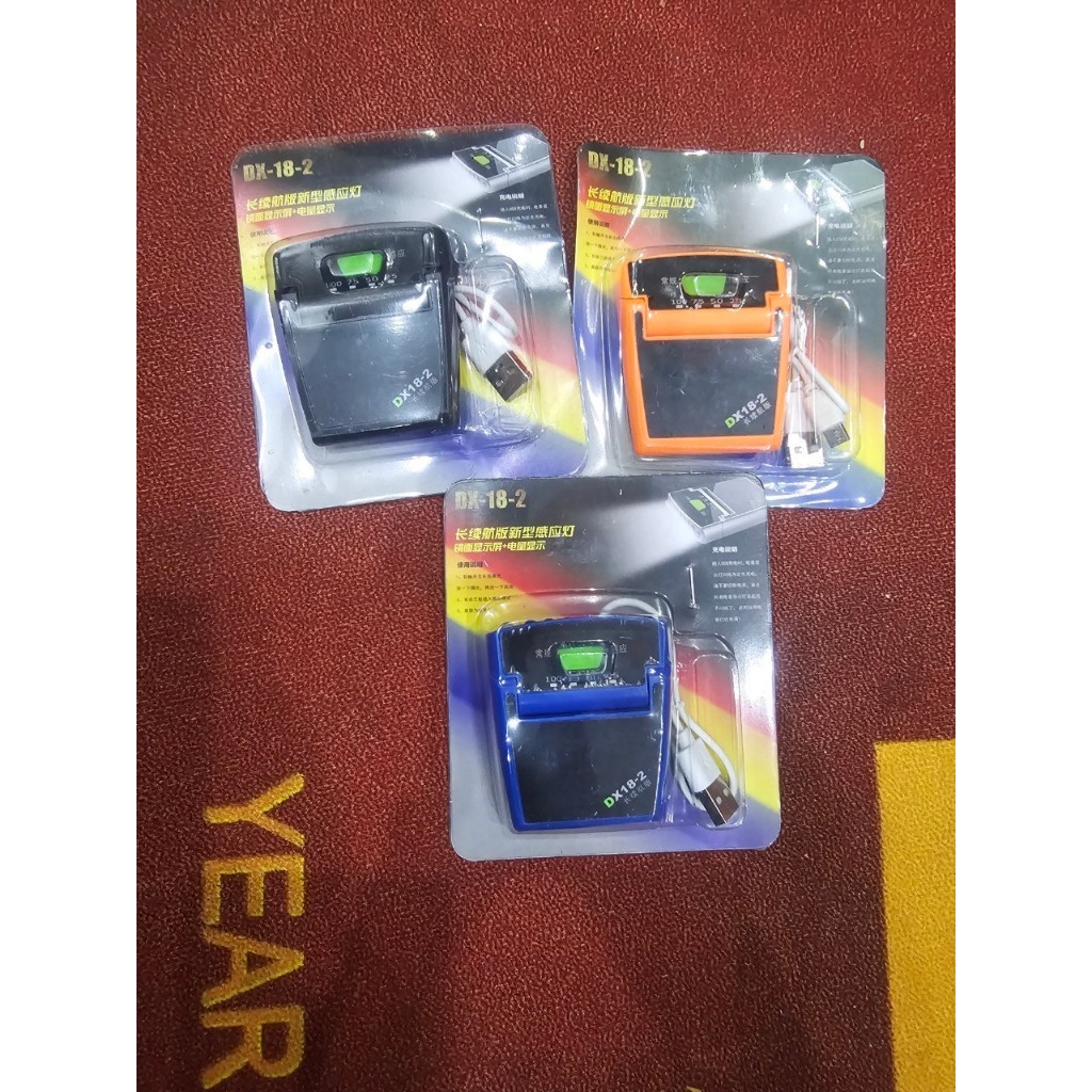 Đèn led DX18-2 điều chính độ sáng 6 bóng có kẹp gắn mũ chống nước ip64 chất lượng cao