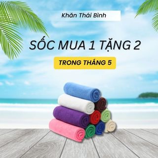 Khăn Nail 30x30cm THAI BINH TOWEL 100% Sợi Microfiber Mềm Mịn Siêu Thấm Hút, Không Sổ Lông