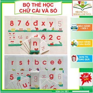 Bộ Thẻ Học Flashcard Thông Minh Học Chữ Cái Và Số Đếm Cho Bé