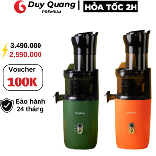 Máy ép chậm Snapbee S300 Elite ép kiệt bã đến 98% ép trái cây nguyên quả, bảo hành 24 tháng