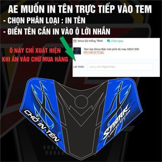 Tem lửa Sirius Bản mới phối đủ màu MSX1305