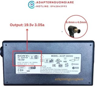 Adapter nguồn cho tivi sony 19.5V 3.05a
