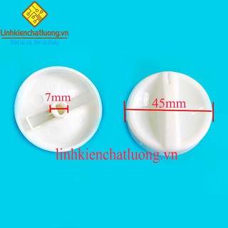 10 chiếc núm vặn bộ điều khiển cơ lò vi sóng màu trắng