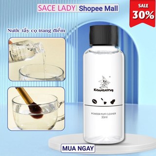 Sản phẩm làm sạch cọ trang điểm Sace Lady vệ sinh bông tẩy trang