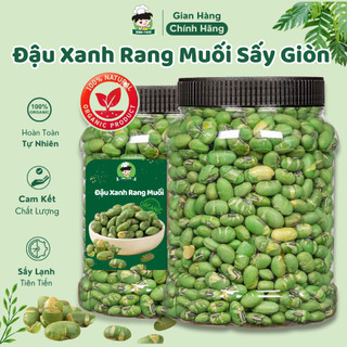 Hạt Đậu Xanh Rang Muối Organic Cỡ Lớn Ăn Liền Tốt Cho Sức Khỏe Túi 250g, Hạt Dinh Dưỡng ShinFood Hỗ Trợ Giảm Cân Eatclea