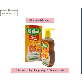 Sữa tắm gội thảo dược Bebe chính hãng cho bé sơ sinh