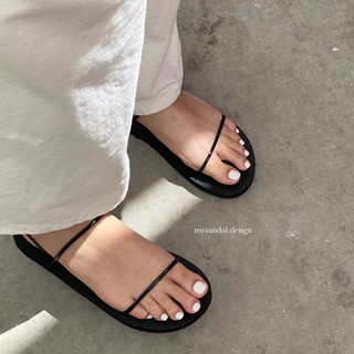 Giày sandal quai hậu quai mảnh ngang đơn giản