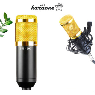 Bộ mic thu âm BM900 chuyên livestream karaoke tương thích sound card có cổng micro 3.5