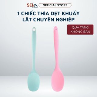  1 Chiếc Thìa Dẹt Khuấy Lật Chuyên Nghiệp Cho Bộ Nồi Chảo SEKA SK V8 Nấu Ăn Dặm Cho Bé