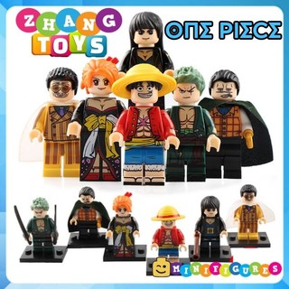Đồ chơi Xếp hình One Piece đảo hải tặc Borsalino - Nami - Nico Robin Crocodile - Zoro Luffy Minifigures Koruit XP036 041