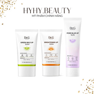 Kem chống nắng nâng tone dr.g brightening up sun/ green mild up sun/ pore blur up sun