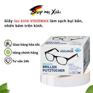 Hàng Đức giấy lau kính VISIOMAX, hộp 52 túi nhỏ