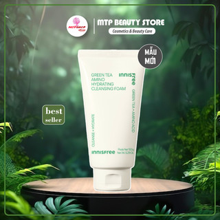 [New Update] Sữa Rửa Mặt Innisfree Green Tea Hydrating Amino Acid Cleansing Foam 150gr