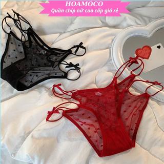 Quần Lót Nữ , Quần Lót Ren Nữ Dây Đính Nơ Bên Hông Cao Cấp - R50