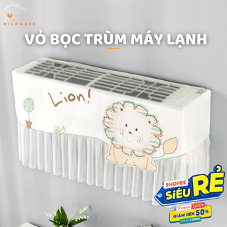 Vỏ Bọc Điều Hòa 2 Trong 1 Chống Bụi, Tấm Chắn Điều Hòa Ngăn Gió Thổi Trực Tiếp, Bọc Trùm Máy Lạnh