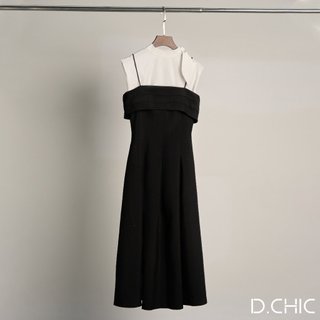 D.chic váy 2 dây dáng xòe dài xếp li ms: 2823531