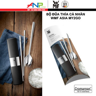 Bộ Đũa Thìa Cá Nhân WMF Asia My2Go (Chất Liệu Thép Không Gỉ Cormargan 18/10, Có Hộp Đựng)
