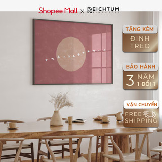 Tranh treo tường canvas tráng gương SET1 của REICHTUM - Phòng khách/ Decor nhà ngủ/ Chất liệu bền bỉ