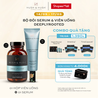 Combo Viên Uống Và Serum Chống Rụng & Phục Hồi Tóc - HUSH & HUSH DeeplyRooted