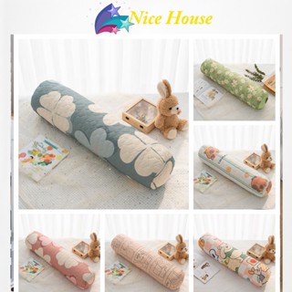 Gối Ôm Cao Su Non Latex Kích thước 35x110cm - Vỏ gối ôm cao su non hàng nhập New 2024 _ Nice House