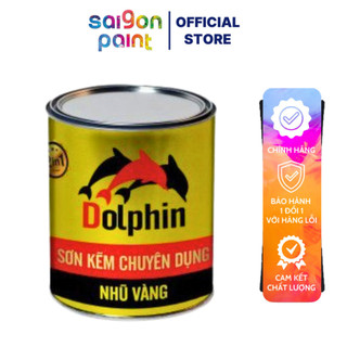 Nhũ Vàng Cao Cấp Dolphin 800Gram Óng Ánh, Bóng Đẹp - Dolphinpaint.Vn