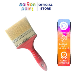 Cọ Thanh Bình Nhựa Hồng Bọc Màng Co Chất Liệu Lông Heo Trộn Sợi Filament -Dolphinpaint.vn