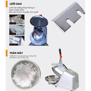 [FREESHIP] MÁY BÀO ĐÁ TUYẾT 2 LƯỠI CAO CẤP (100)