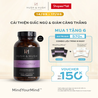 Viên Uống Giúp Cải Thiện Giấc Ngủ, Giảm Căng Thẳng - HUSH & HUSH MindYourMind