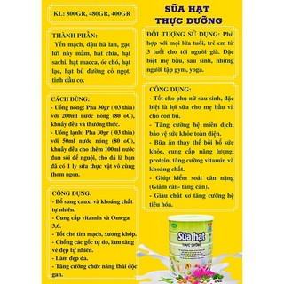 Sữa Hạt Thực Dưỡng SoyNa 800g