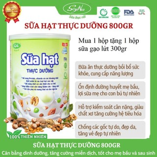 Sữa Hạt Thực Dưỡng SoyNa 800g