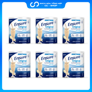 Combo 6 Sữa bột Ensure Mỹ Original Nutrition Powder 397g