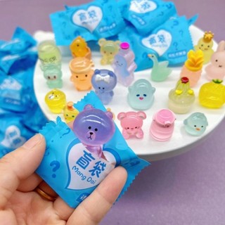 Túi kẹo mù bóc quà (Túi mù) bất ngờ Blind Bag chủ đề hình con vật thường và phát sáng làm quà tặng bé rất dễ thương