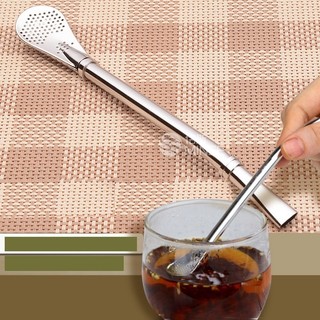 Ống Hút Kiêm Muỗng Inox