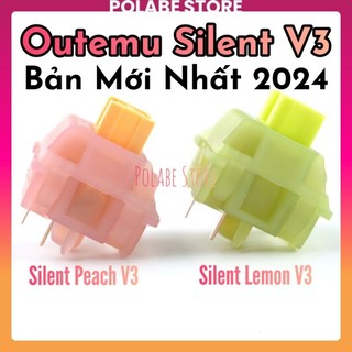 Outemu Silent Peach V3 linear switch bàn phím cơ Outemu Silent Lemon Lime V3 tactile Polabe Store
