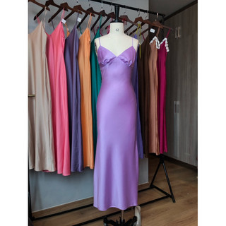 Váy lụa Nhún ngực