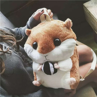 Balo sóc xám , chuột xám chuột Hamster nhồi bông kiểu dáng dễ thương